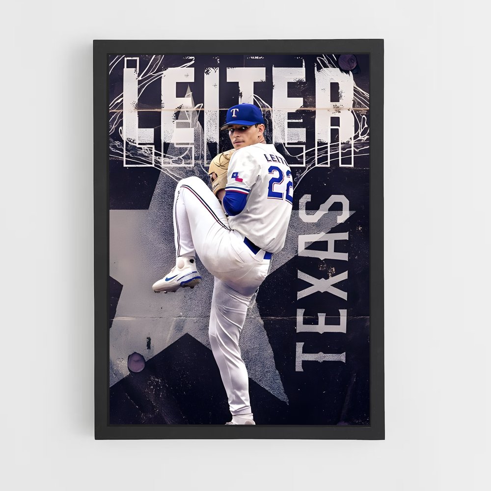 Poster Jack leiter – affiche Baseball (vue 2)